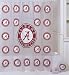 NCAA Alabama Crimson Tide 7-Piece Frosty Bathroom Set