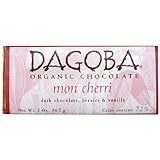 Dagoba Beacoup Berries (74%) Berries, Vanilla Bar, 2.0-Ounce Bars (Pack of 12)