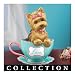 Brimming With Personali-Tea Yorkie Teacup Figurine Collection