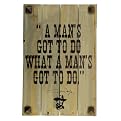 John Wayne Quote Wooden Sign