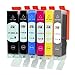Starink 13 Pack Compatible Ink Cartridges Canon PGI-250XL CLI-251XL PGI250 CLI251 High Yield Repalcement for Canon PIXMA MG7520 MG7120 MG6320 iP8720 Printers (3LBK+2BK+2C+2M+2Y+2GY)