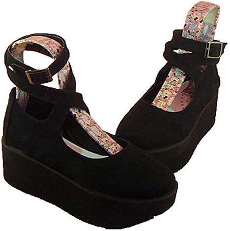 JAPAN COSPLAY ORIGINAL Japanese Platfor Rubber-soled Gothic Lolita Shoes 26cm