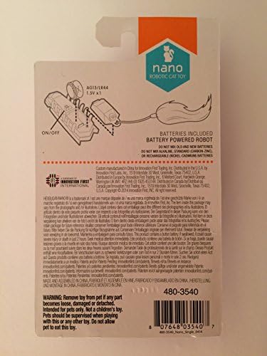 HEXBUG Nano Robotic Bug Cat Kitten Motorized Toy Purple/Pink w Bonus Battery