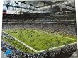 2012 Detroit Lions Team Autographed Ford Field Canvas Print With 28 Signatures Total, Proof Photos