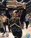 Brett Hull Autographed Photograph | Details: Dallas Stars, With Stanley Cup, 8x10