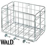 Wald 582 Rear Folding Basket 12.75 x 7.25 x 8.5 Black