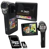 HDDV2000(w Micro 8GB Card) High Resolution BLACK DIGITAL VIDEO CAMCORDER / STILL CAMERA