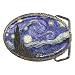 Belt Buckle of Vincent van Gogh's Painting of Starry Night (Extremely High Quality, L...