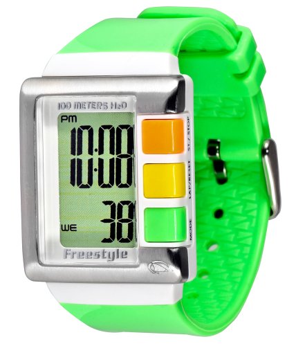 Freestyle Women's FS84844 Summer Digital Green Polyurethane Watch