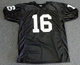 George Blanda Autographed/Hand Signed Oakland Raiders Black Jersey HOF 81 PSA/DNA