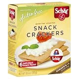 Schar Gluten Free Snack Crackers, 10.6-Ounce Boxes (Pack of 3)