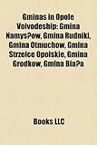 Gminas in Opole Voivodeship: Gmina Namys Ow, Gmina Rudniki, Gmina Otmuchow, Gmina Strzelce Opolskie, Gmina Grodkow, Gmina Bia a-