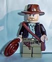 Lego Indiana Jones Mini-Figure Indy with Whip