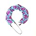 Stethoscope Covers Handmade Variety Patterns Colors 100% Cotton Scrunchie (Blue Pink Damask)
