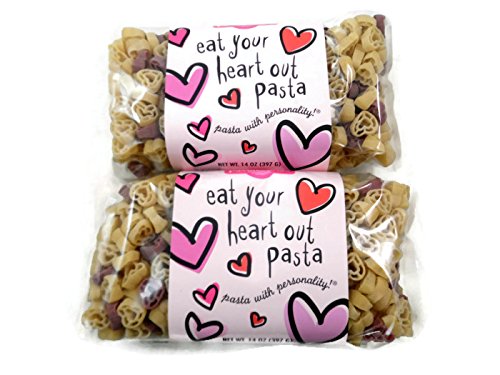 Eat Your Heart Out Heart Shaped Pasta 2 Packages