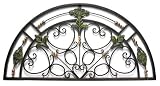Infinity Instruments Iron Scroll in Sage Patina Wall Hanging