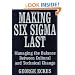 Making Six Sigma Last: Managing the Balance Between Cultural and Technical Change (Six Sigma Research Institute Series)