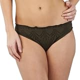 Mossimo® Black: Women's Crochet Hipster Swim Bottom - Olive Green