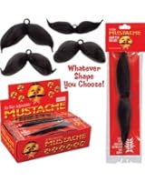 Funny Party Hats am987 Six Way Moustache