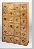 456 CD/DVD/VHS Oak Finish Library Design Cabinet