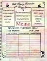 Bill Paying Reminder and Filing System