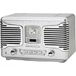 Teac SL-D80 Nostalgia CD Player with AM/FM Radio, Silver