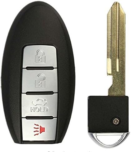 New 4 Button Replacement For 2007-2012 Nissan Altima Smart Proximity Keyless Remote W/ Duracell Battery Inside