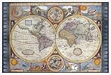 IMAGE OF A New and Accurate Map of the World Art Print Poster by John Speed