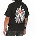 Lucky 13 Back Tire Pin Up Girl Hot Rod Tire T Shirt