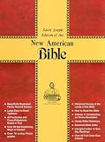 New American Bible Full Sized White Bonded Leather Gold Paging Gift Boxed/No. 611/13W