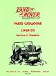 Land Rover Parts Catalog Ser 1 1948-53 (Official Parts Catalogue)