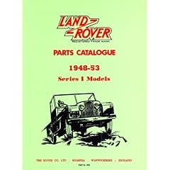 Land Rover Series 1 Parts Catalogues 1948-53 (Official Parts Catalogue)