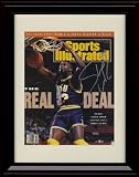 Framed Shaquille O'Neal Sports Illustrated Autograph Print - LSU Tigers