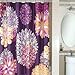 Microfiber Shower Curtain in Floral Show
