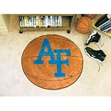Air Force Academy Fighting Falcons Basketball Shaped Area Rug Welcome Bath Mat by 