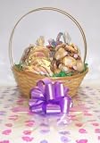 Gourmet Food : Scott's Cakes Small Bunnyville Cookie Basket with Handle Bunny Hop Wrapping