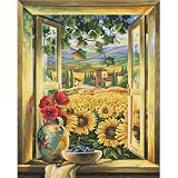Eigenschaften Schipper 9130 405 / Schipper 9130 405 - Malen nach Zahlen Sonnenblumenfelder; 40x50cm