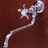 Rohl Country Kitchen 8 Reach Pot Filler Faucet With Swivel Spout Polished Chrome Finish A1444XAPC