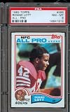 1982 Topps #486 Ronnie Lott San Francisco 49ers Football Card Professionally Graded PSA 8 NM-MT