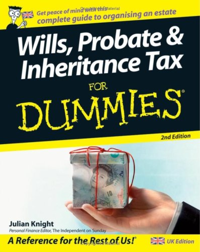 City Travel Guides Discounted  Search : Wills, Probate and Inheritance Tax for Dummies (For Dummies)