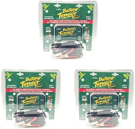 Deltran Battery Tender Plus 1 Bank 12 Volt 3-Pack 021-0128(x3)