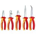 Knipex VDE - Kombizange - Abisolierzange - Seitenschneider - Flachrundzange - Storchschnabelzange - 5tlg
