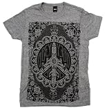 Peace Bomber S/S Guys T-shirt in Heather Grey by Obey Clothing