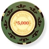 Casino Royale James Bond Poker Chip - 25 Stueck Wertangabe $5.000