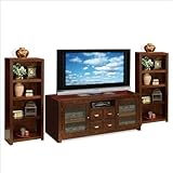 Kathy Ireland Home by Martin Furniture Vallarta Full Sized Flat Panel,Plasma,LCD Entertainment Center in Cherry Finish