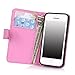 iPhone 5C Case, iPhone 5C Flip Case - E LV Deluxe Tribal print PU Leather Wallet Purse Flip Folio Stand Case Cover for iPhone 5C with 1 Stylus and 1 Clear Screen Protector