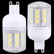 G9 LAMPE AMPOULE BULB A 27 SMD LED BLANC CHAUD 3500K 5W