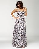 Spring Floral Silk Maxi Dress - MULTI (XS)