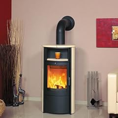 HARK Kaminofen 57 ECOplus 7 kW mit integriertem Feinstaubfilter Kachelverkleidung in sahara