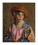 Mildred-O-Hat by Robert Henri 28.62X34.00. Art Poster Print